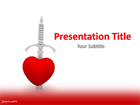 Kill Heart PowerPoint Template