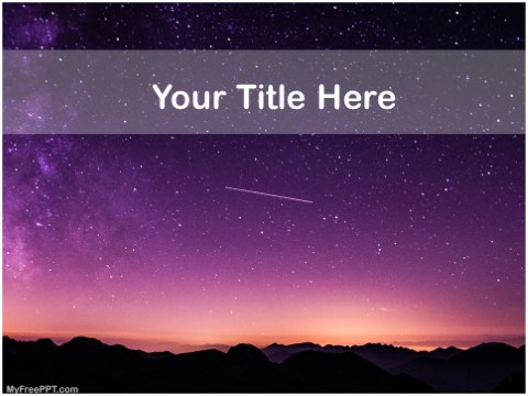 Free Astronomy PPT Template 