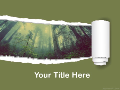 Free Forest PPT Template 