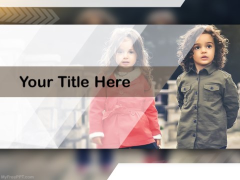 Free Kids Photography PPT Template 