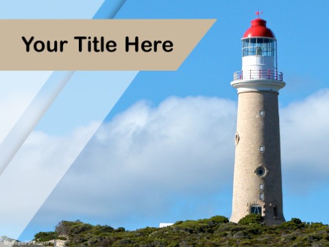 Free Light House PPT Template 