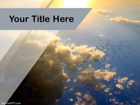 Free Migration Of Birds PPT Template - Download Free PowerPoint PPT