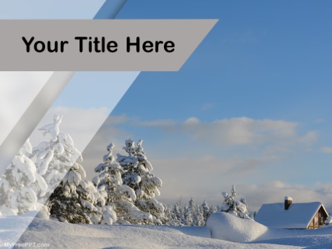 Free Snow PPT Template 