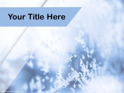 Free Snowflakes PPT Template 