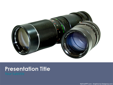 Camera Lenses PowerPoint Template