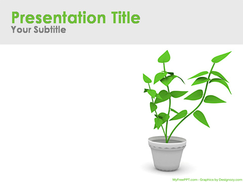 Free Plant PowerPoint Template - Download Free PowerPoint PPT