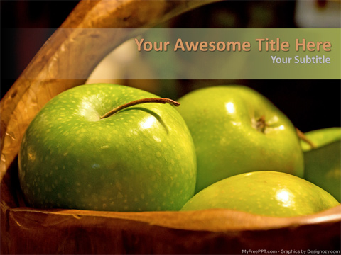 Apples PowerPoint Template