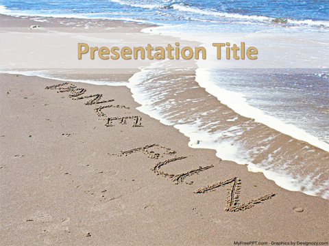 Beach Fun PowerPoint Template