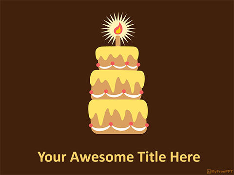Birthday Cake PowerPoint Template