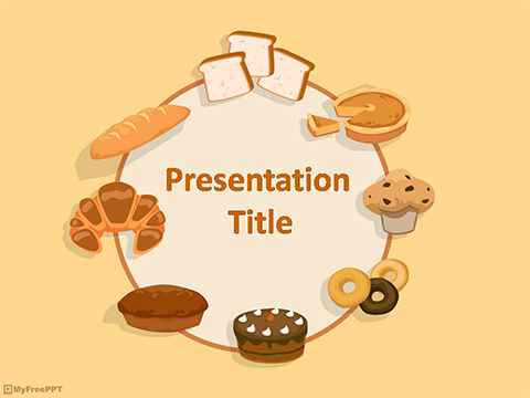Bakery Food PowerPoint Template