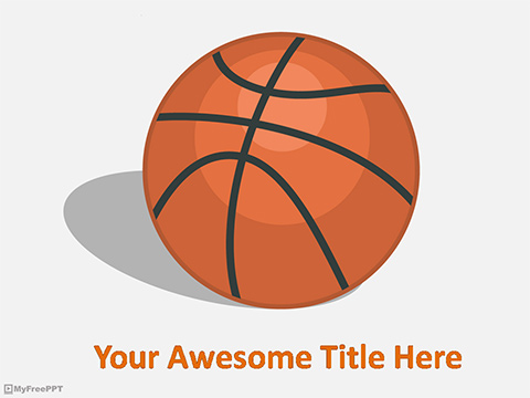 Basketball Game PowerPoint Template