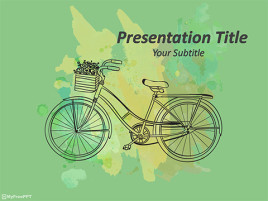 Free Bicycle PowerPoint Template - Download Free PowerPoint PPT