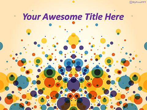 Colored Bubbles PowerPoint Template