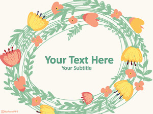 Free Yellow Rose PowerPoint Template - Download Free PowerPoint PPT