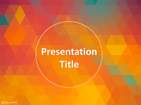 Mosaic Design PowerPoint Template
