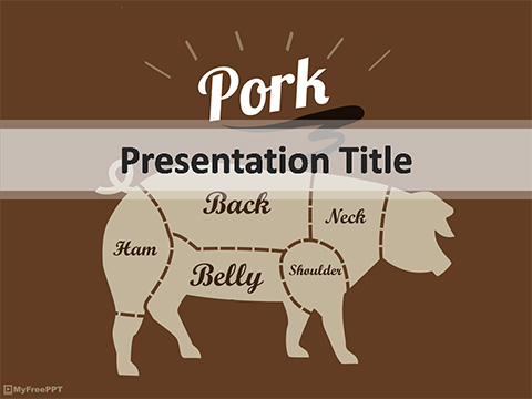 Free Pig PowerPoint Templates - MyFreePPT.com