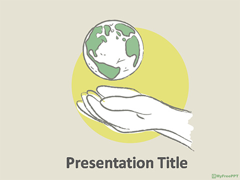 Save Earth PowerPoint Template