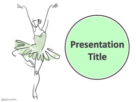 Free Ballet Dance PowerPoint Template - Download Free PowerPoint PPT