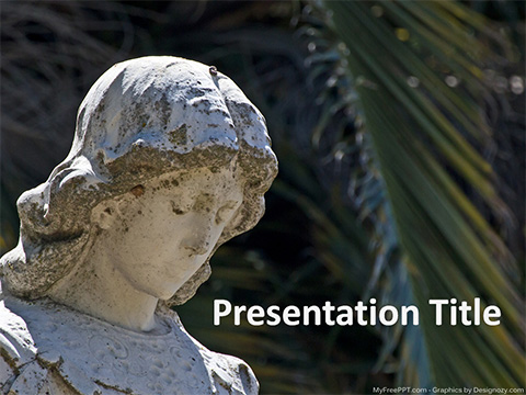 Ancient Statue PowerPoint Template