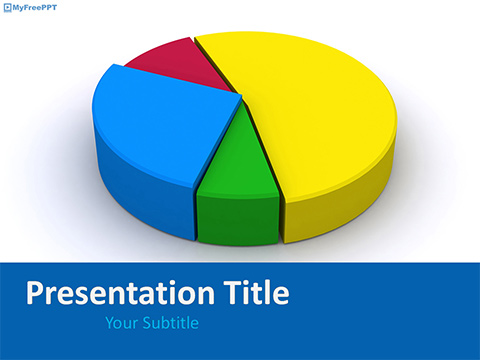 Corporate Pie Chart PowerPoint Template