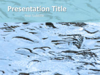 Free Ice Water Texture PowerPoint Template - Download Free PowerPoint PPT