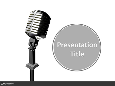 Mic PowerPoint Template