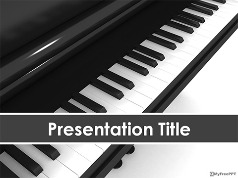 Piano PowerPoint Template