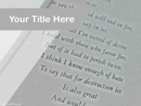 Free Writing PowerPoint Templates - MyFreePPT.com